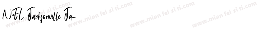 NFL Jacksonville Ja字体转换